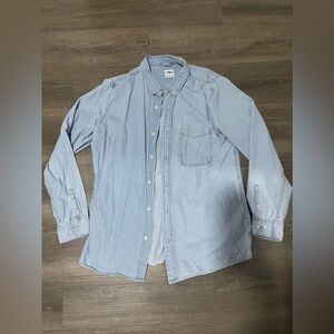 Zara relaxed fit denim shirt